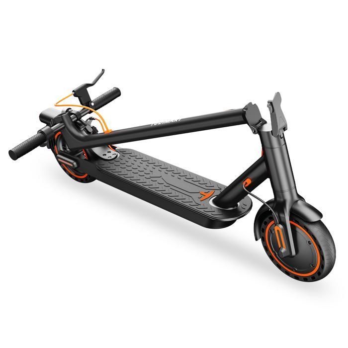 Opvouwbare elektrische scooter, 25 km actieradius, 25 km/u, 400W piekvermogen, 8,5 inch wielen, LED-display, zwart