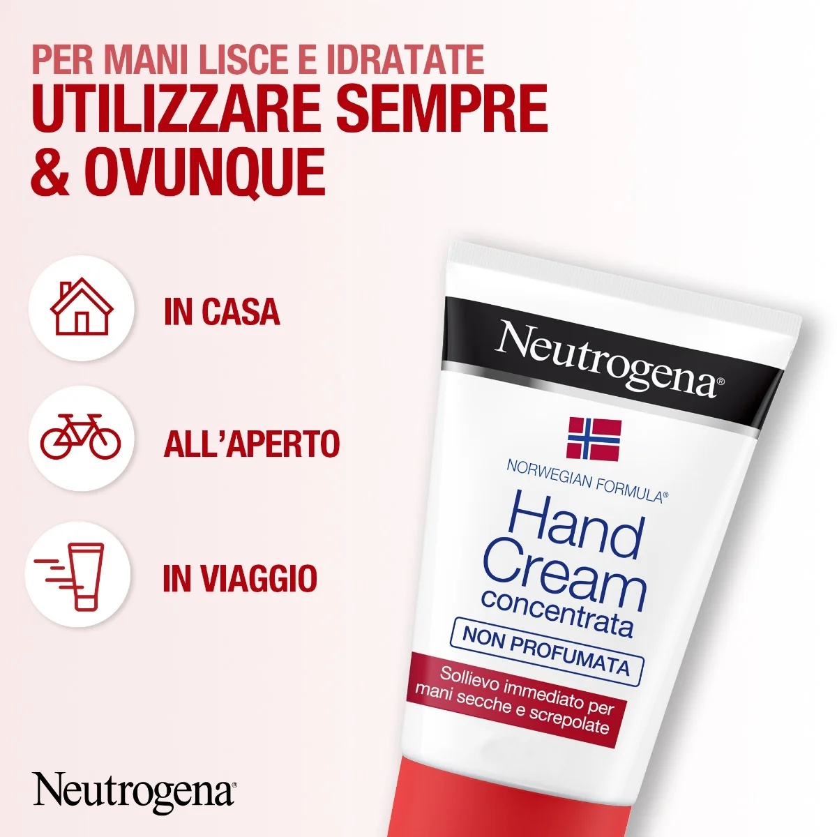 NEUTROGENA Crema de manos hidratante sin perfume Neutrogena 75 ml Hidrata las manos secas durante 24 horas