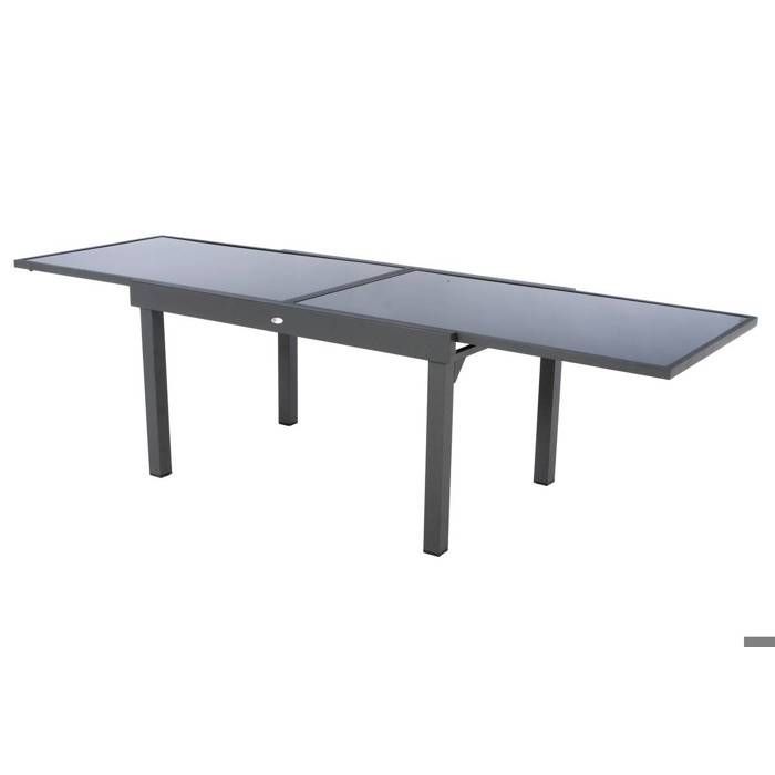 Mesa de jardín extensible 