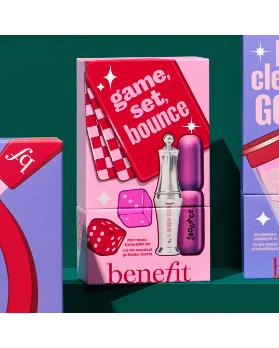 BENEFIT COSMETICS Χριστουγεννιάτικη συλλογή Game, Set, Bounce - Σετ μακιγιάζ Kerst