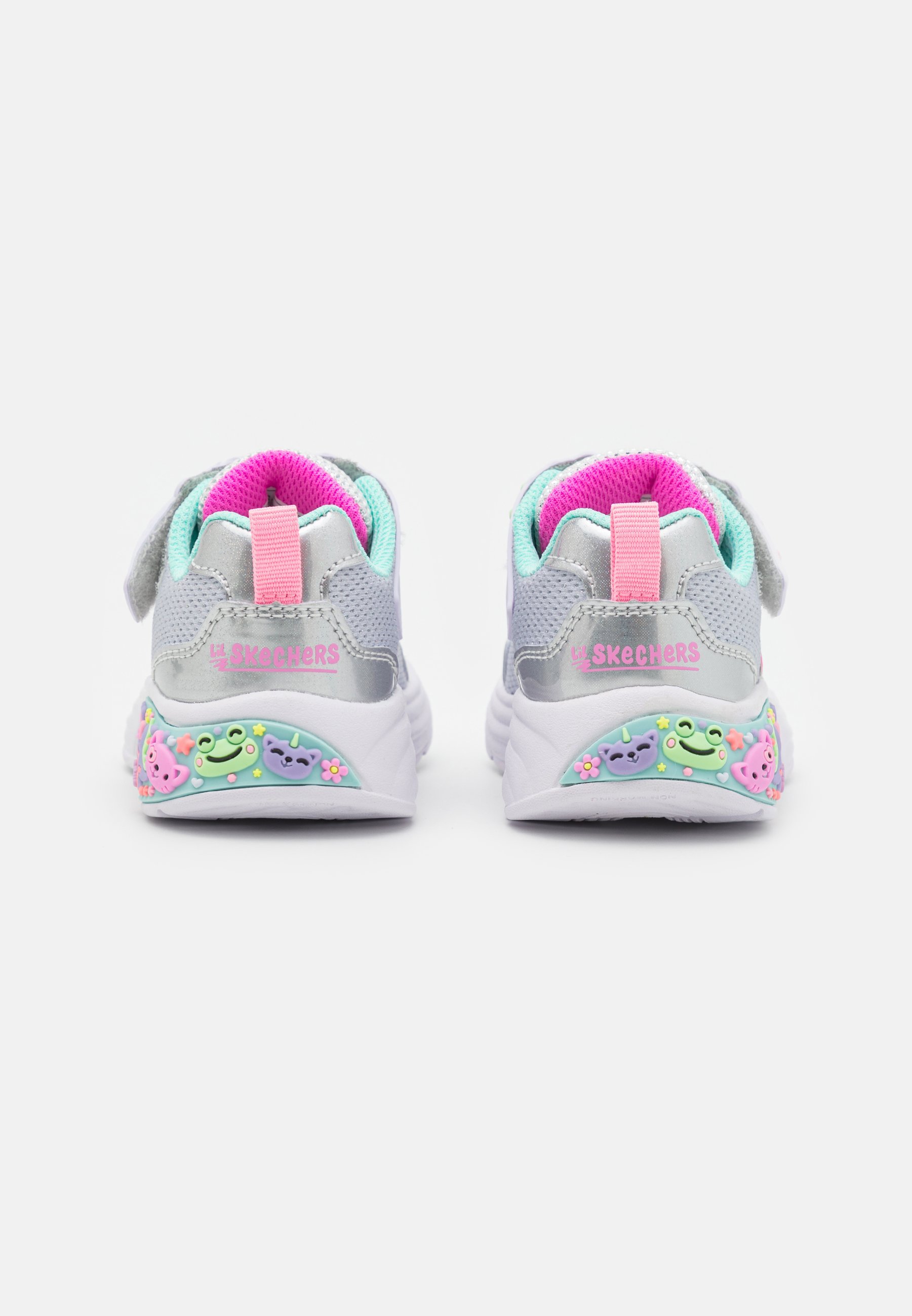 Skechers LIL DREAMERS - Sneakers - zilver/meerkleurig