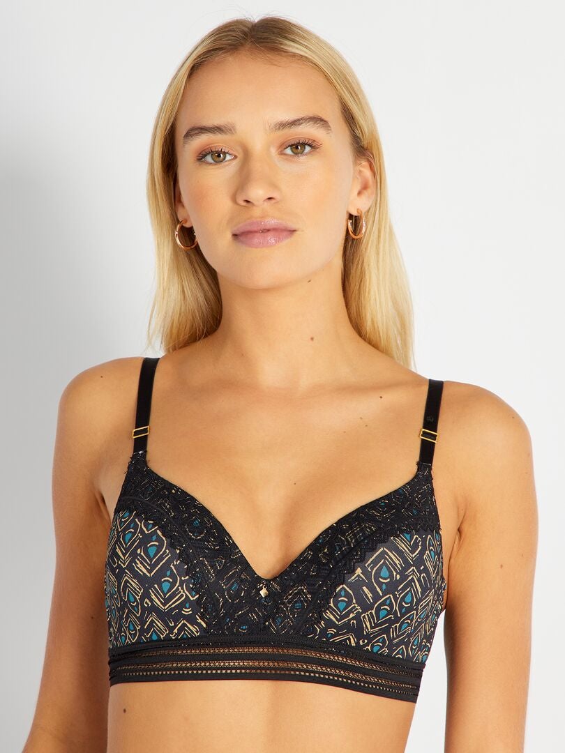 Sutiã com bojo Mojito Lingerie - PRETO