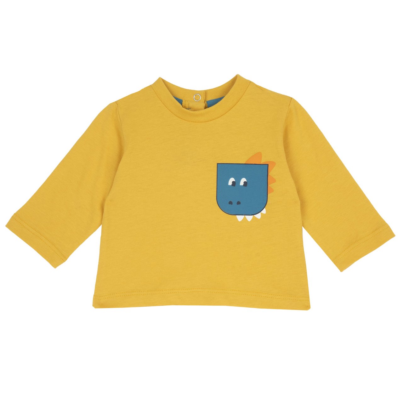 Camiseta con bolsillo estampado