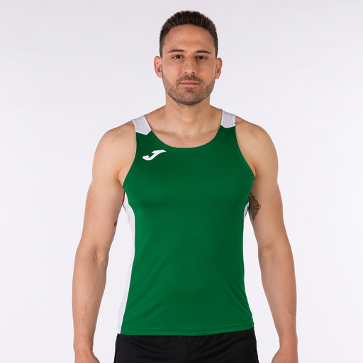  Camiseta Tirantes Joma Record Ii Verde Blanco