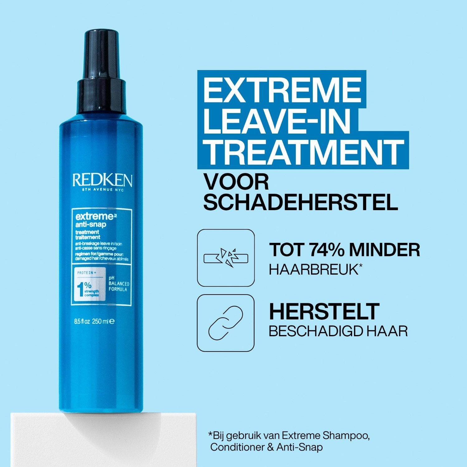 Redken Extreme balzam za kosu protiv lomljenja kose bez ispiranja - 250 ml
