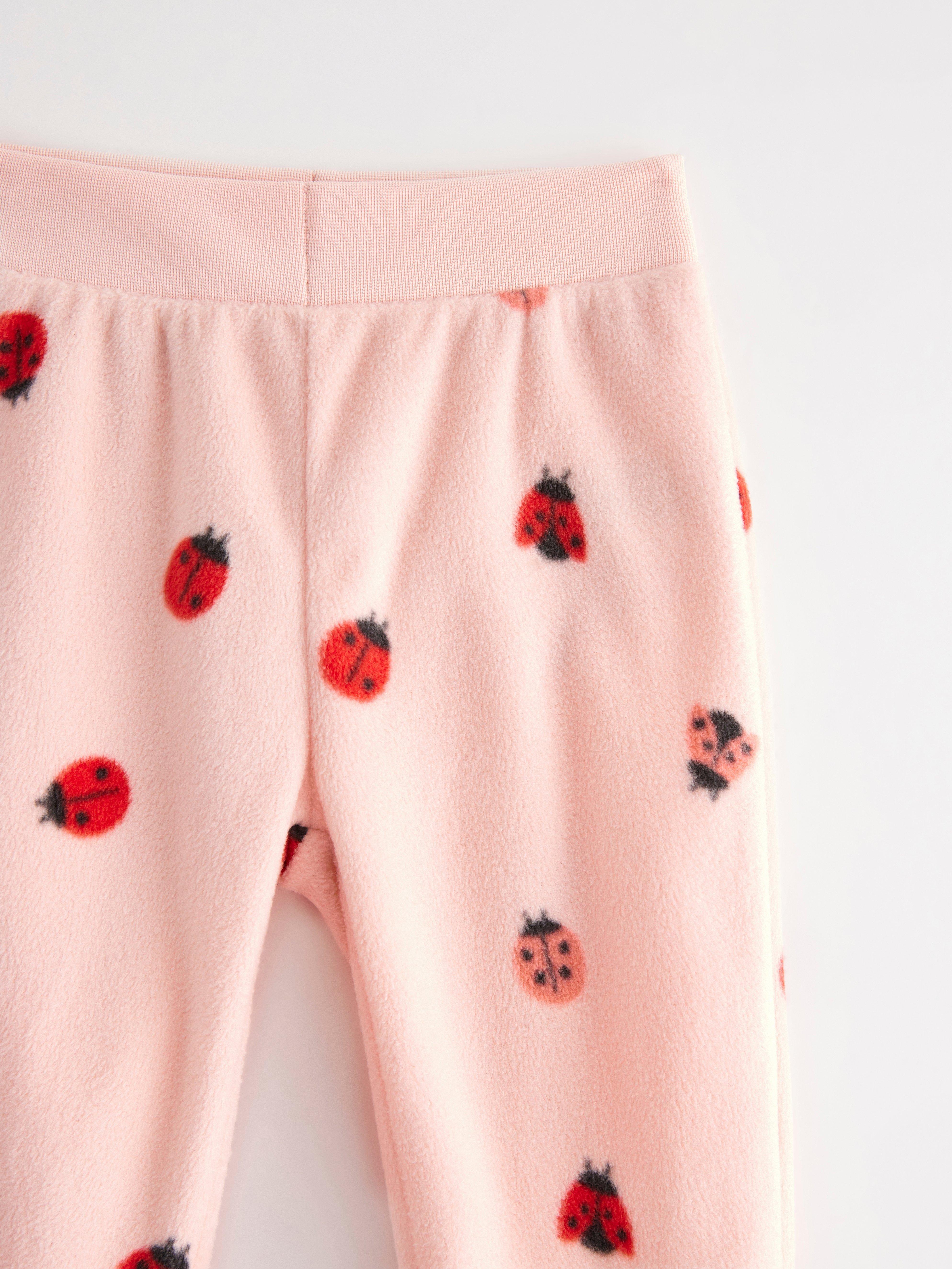 Pantaloni de trening din fleece roz deschis