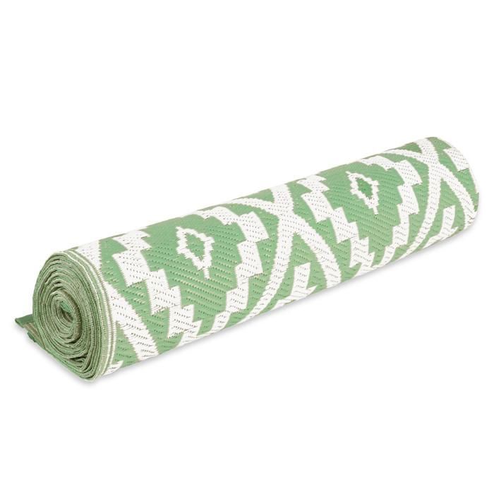 IDMARKET BAHAMAS Outdoor Rug, Sage Green, 180 x 280 CM
