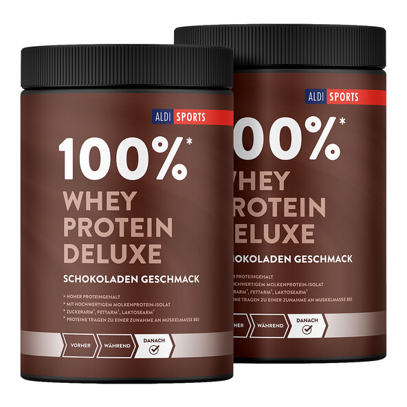 Set de 2 bucăți de proteine din zer Deluxe Schoko (2x 420g = 840g)