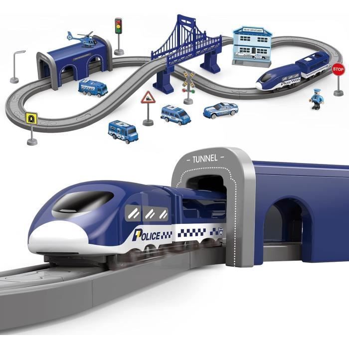 Pista para coches eléctricos MARSEE, flexible con 66 accesorios para niños de 3 a 8 años, juguete educativo.