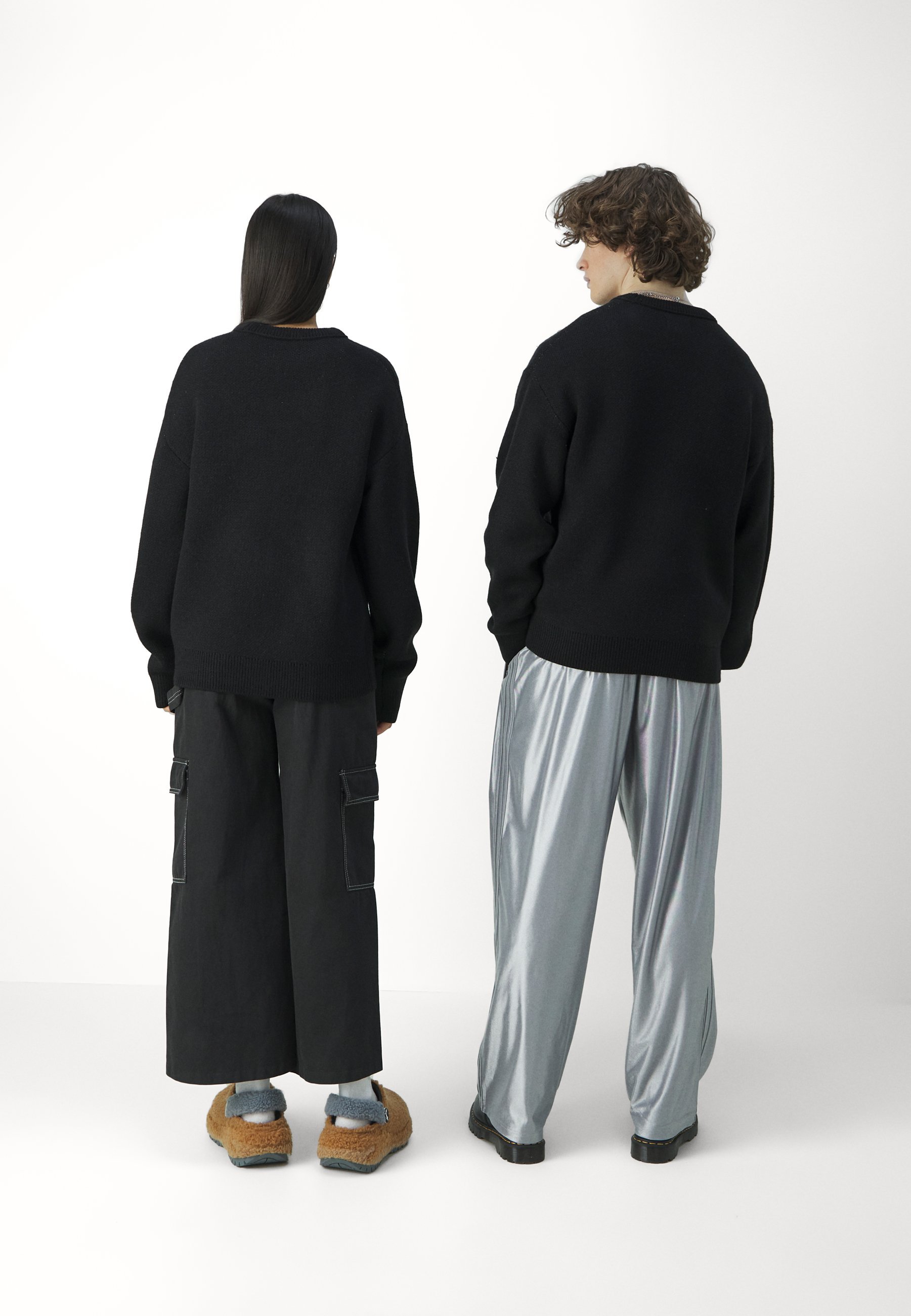 Pull Jack & Jones JORMEMORS à col rond unisexe - noir