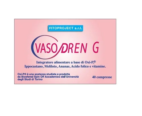 FITOPROJECT Vasodren G Voedingssupplement voor microcirculatie 40 tabletten 500 mg