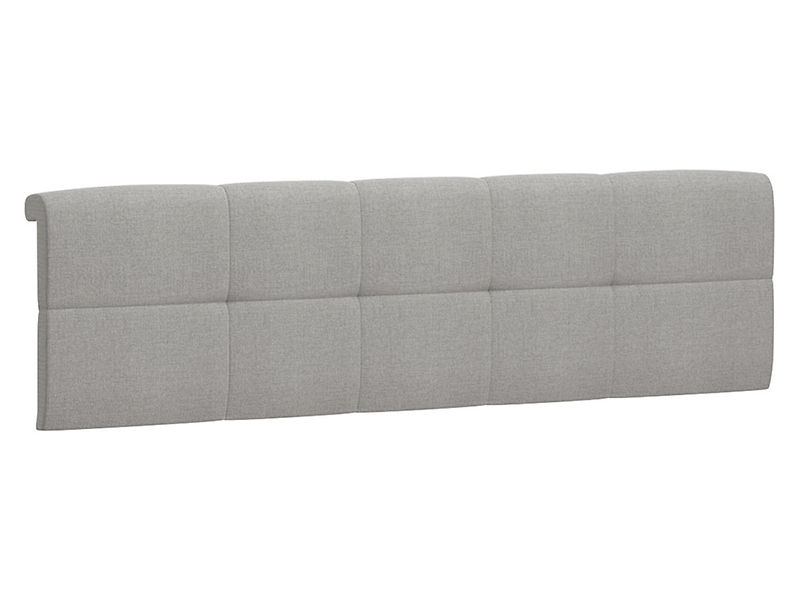 Nakładka tapicerowana do łóżka Tetrix 140 cm szara