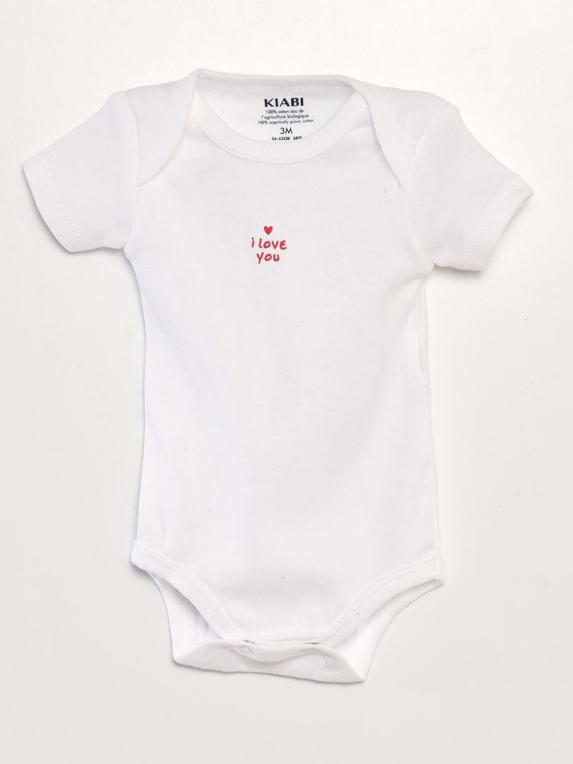 Set van 3 bodysuits - WIT