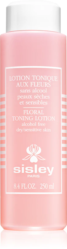 Loção Tônica Floral Sisley: tônico facial floral para peles sensíveis e secas.