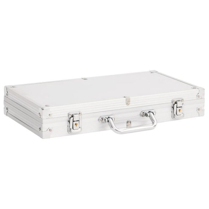 Juego de fichas de póker VIDAXL - 300 piezas, 11,5 g - Estuche portátil - Multicolor