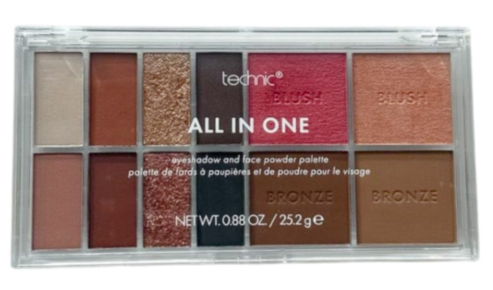 Paleta za sjenilo i lice sve u jednom Palete za sjenilo i šminku