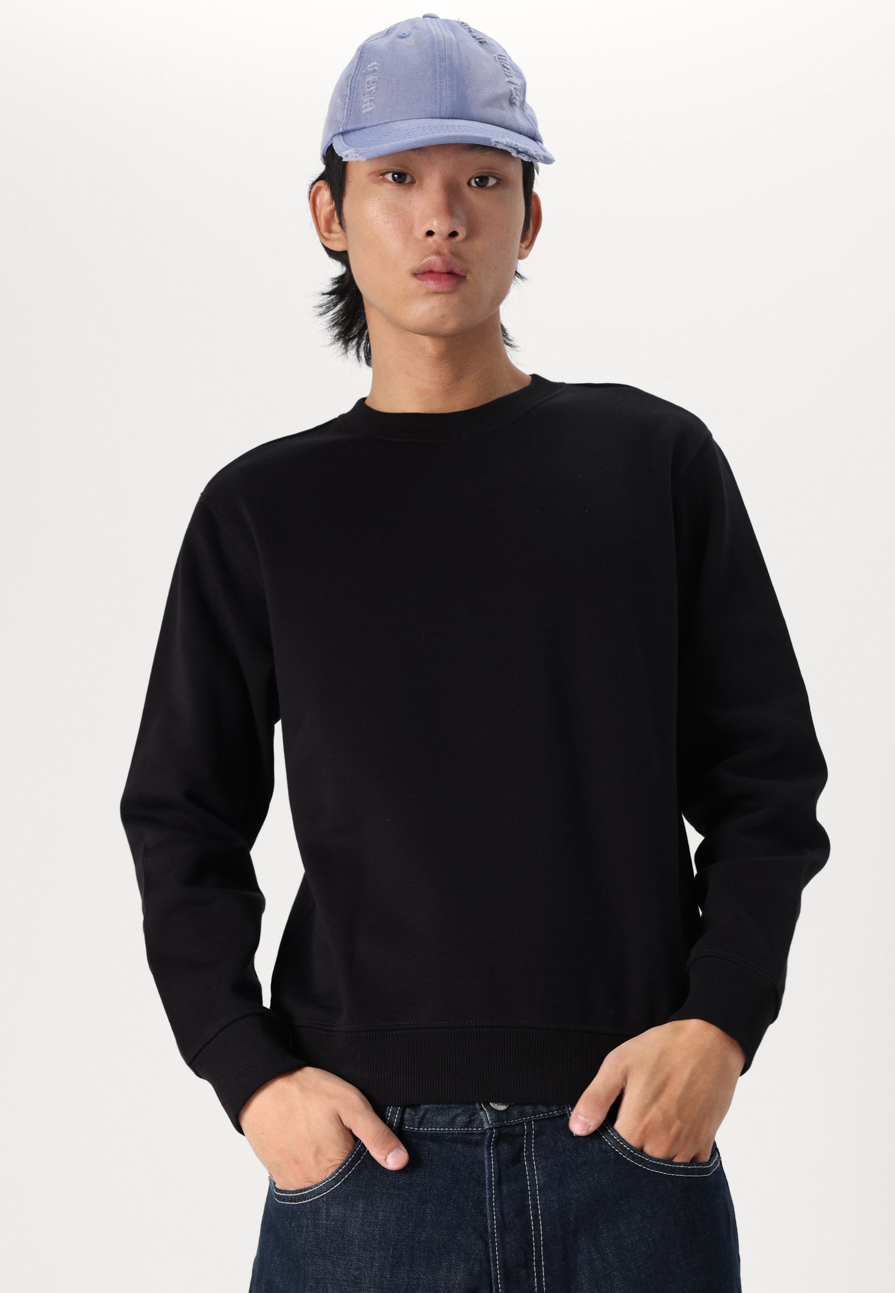 Weekday STANDARD MIDWEIGHT - Sweatshirt - zwart