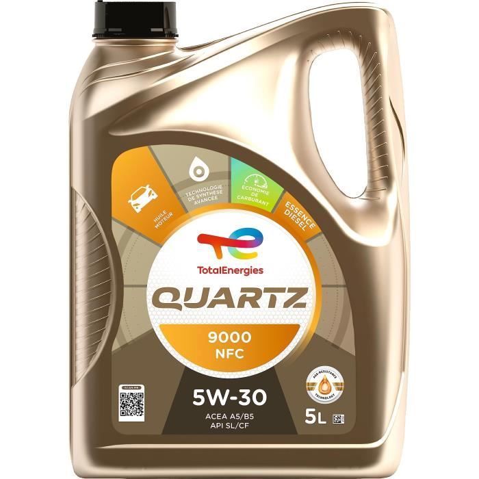 Aceite de motor - TotalEnergies - Quartz 9000 NFC 5W-30 - 5L