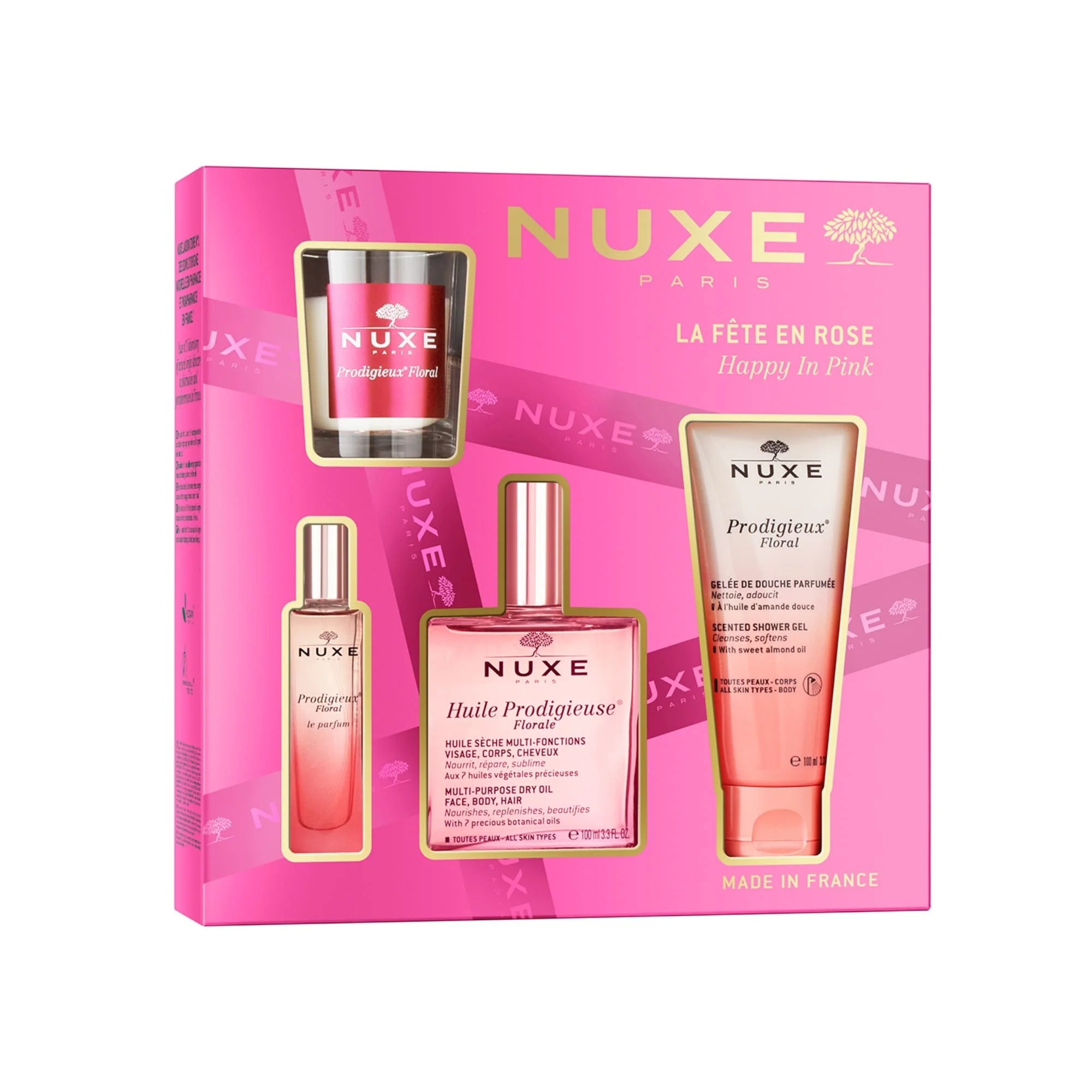 Huile Prodigieuse Cofanetto Huile Prodigieuse® Florale - Cofanetti Viso e Corpo, Olio viso nutriente, Olio Corpo