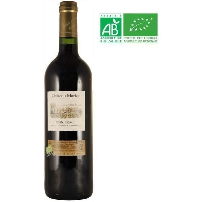 Château Marion 2019 Bergerac - Red wine from Southwest France - Organic
