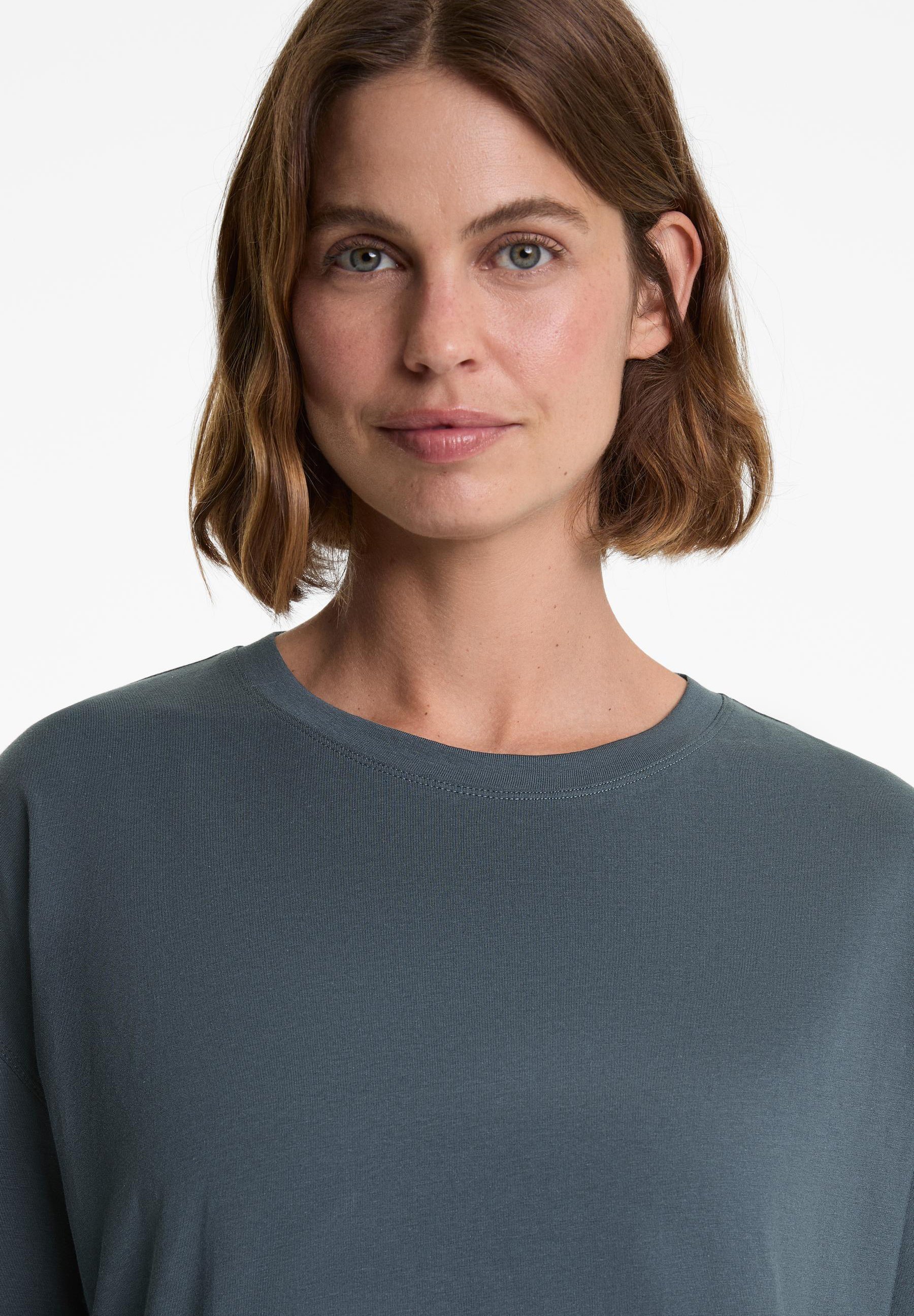 OYSHO T-shirt met korte mouwen - Basic T-shirt - roségoudkleurig