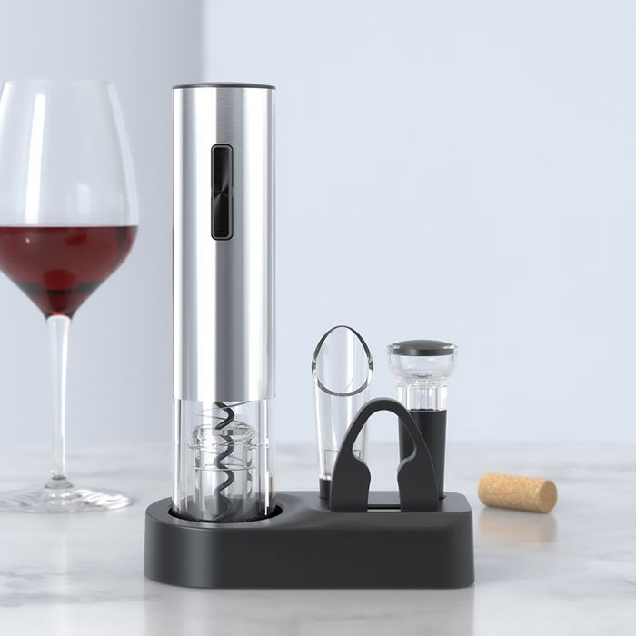 Sacacorchos, sacacorchos eléctrico, sacacorchos eléctrico recargable, regalo de alto rendimiento para vino, champán y licores.
