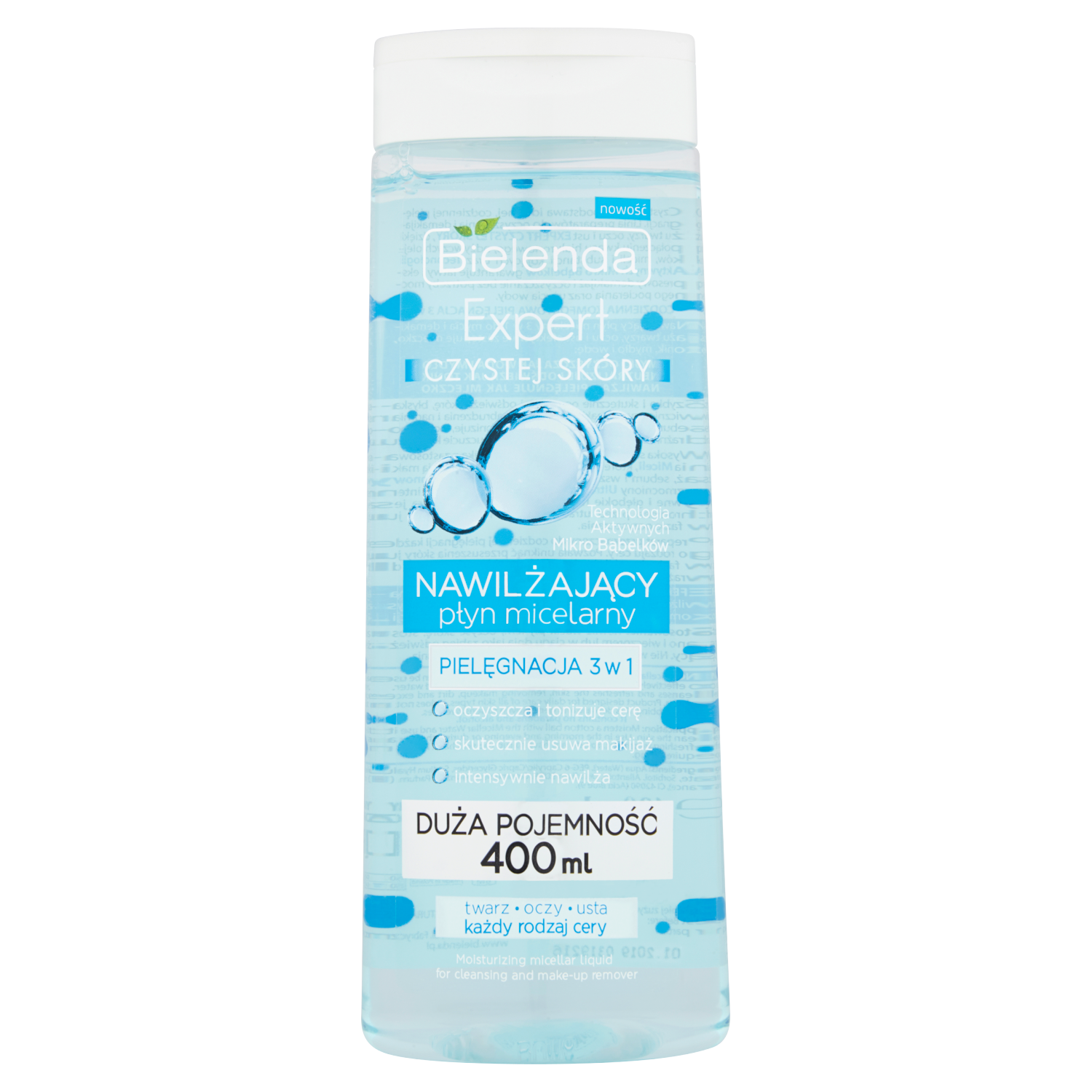 Bielenda hidratáló micellás folyadék 400ml Clean Skin Expert