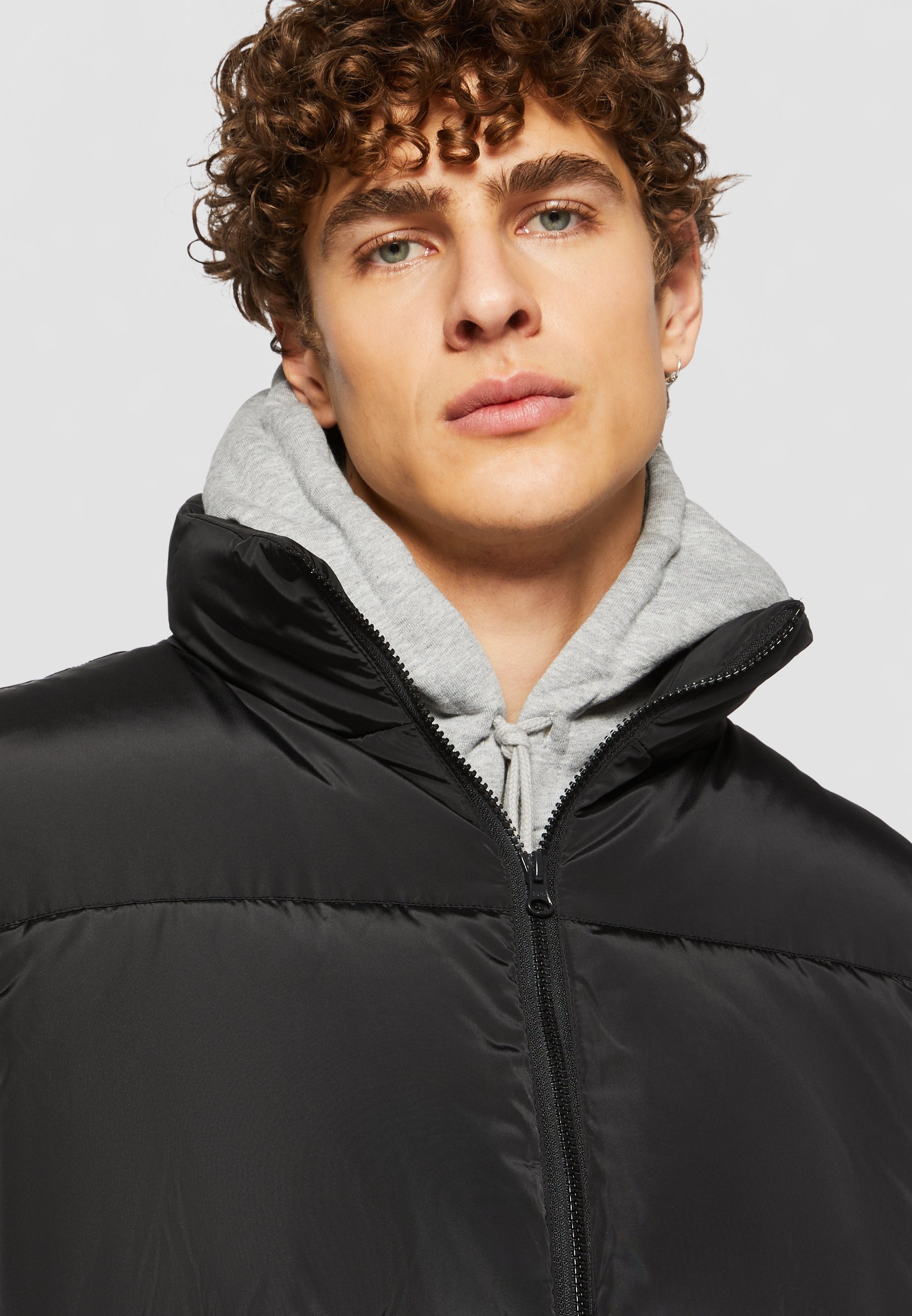 Urban Classics BLOCK PUFFER VEST - Vesta - black