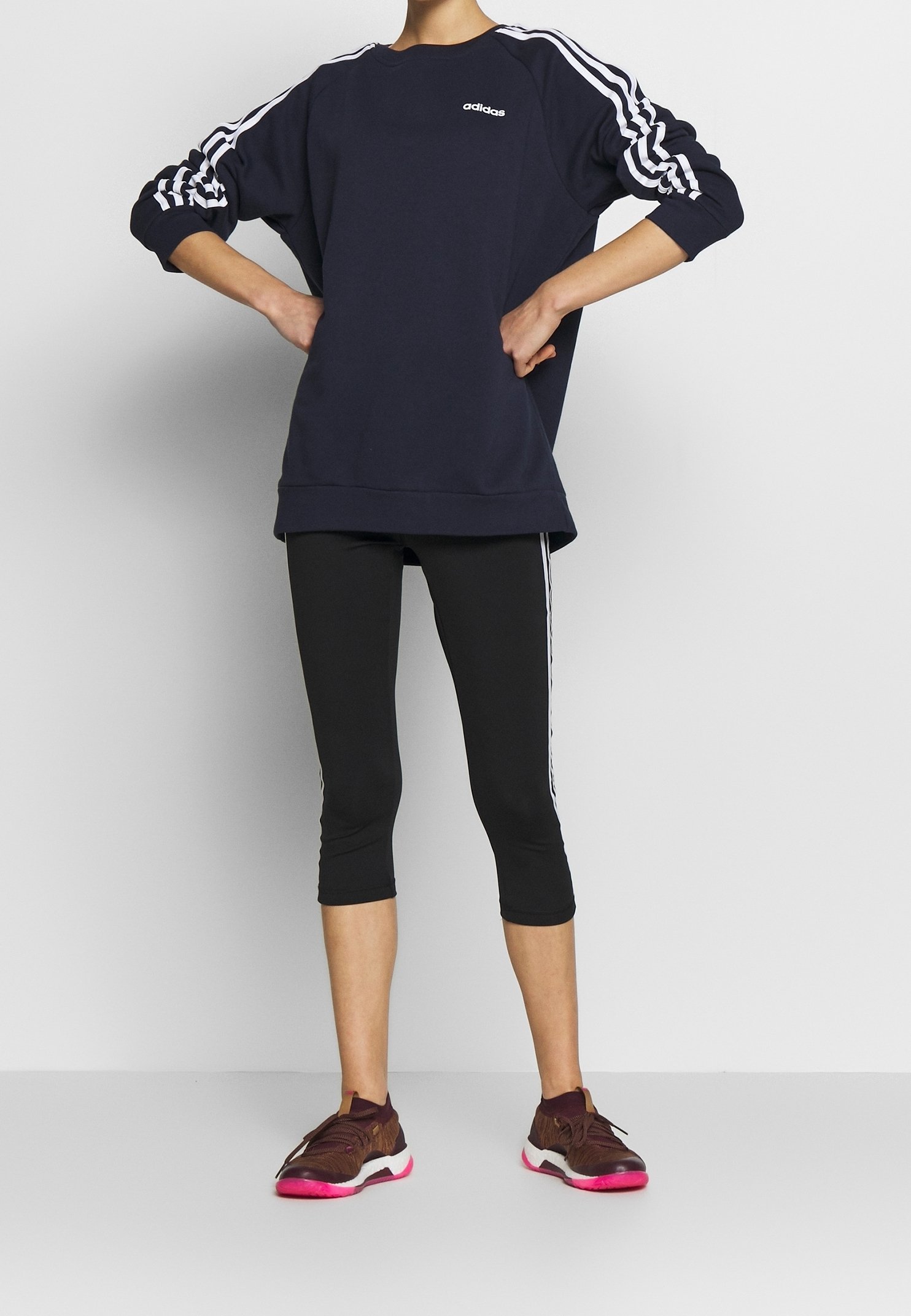 Sweat-shirt adidas Performance - bleu foncé