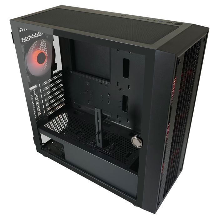 PC Gamer Case - LC- Power Gaming 810B – Dark_Crawler_X - ATX Compatible - Optimized Airflow