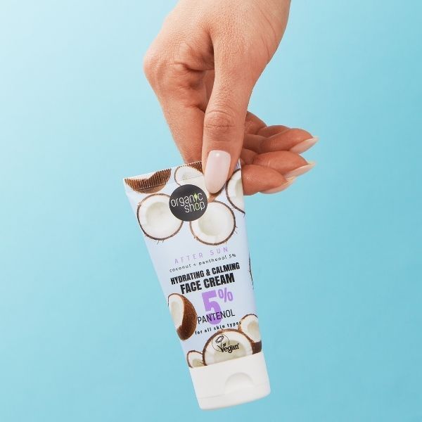 Creme facial hidratante e calmante pós-sol Organic Shop 50ml