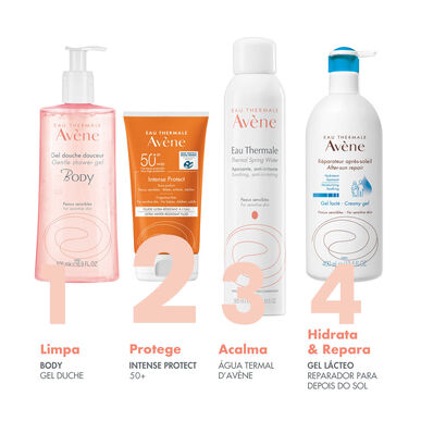 Avène Sun Care Intense Protect SPF50 Flydende solcreme til ansigt og krop - Blue Light