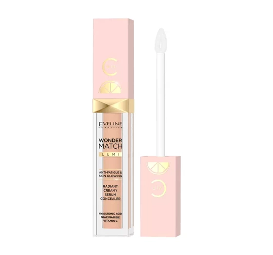 Eveline Cosmetics Wonder Match Lumi rozświetlający korektor do twarzy 20 Nude 6,8 ml