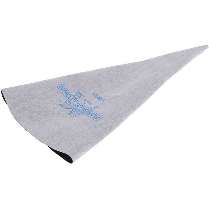 Marshalltown Sac de mortier en Vinyle Pointe, Outil pour maçons, Dimensions : 305x610 mm, Gris - GB692