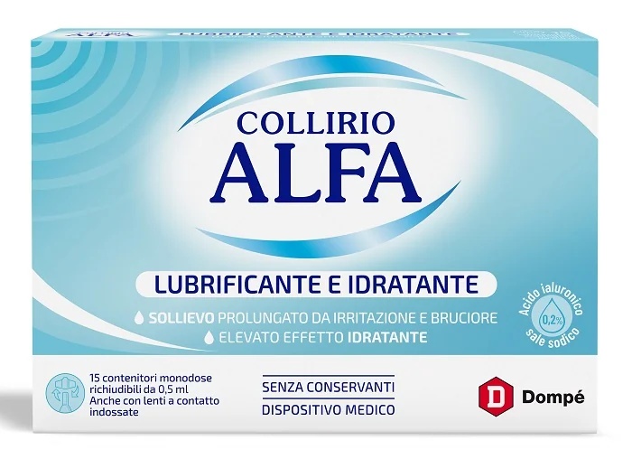 COLLYRE ALFA 10 flacons unidoses Hydratant et protecteur