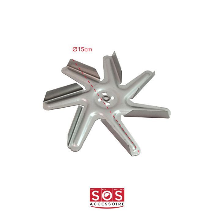 Propeller mit Mutter 150X18 mm Backofen, Herd 00650472, 00600434 SIEMENS, BOSCH, VIVA, NEFF, JUNKER, BLAUPUNKT, BALAY, CONSTRUCTA