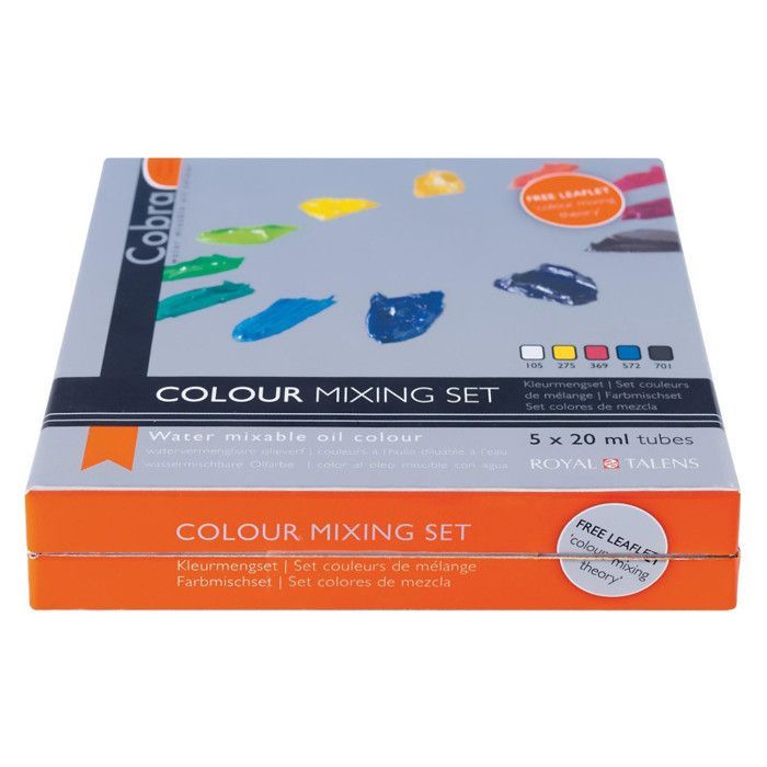 tubes of oil paint - Primary colors - Water-soluble - Cobra