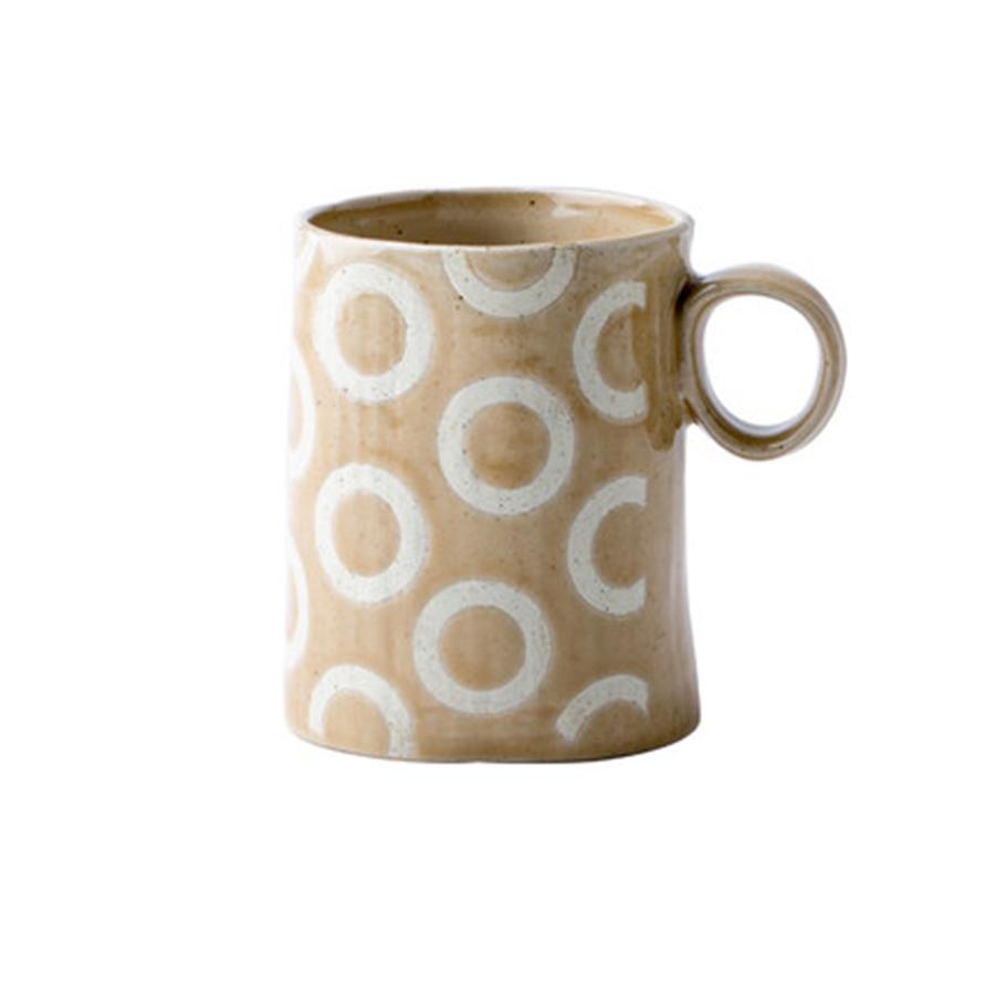 Tasses à café créatives, tasses de voyage amusantes en céramique, style japonais, bocaux à smoothie nordiques de luxe, modernes, imprimés à la main, Caneca, Noël EE5MK