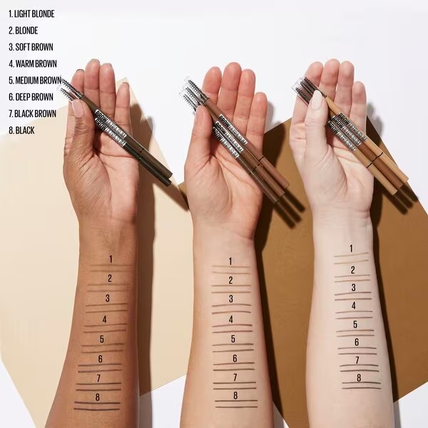 Maybelline New York Brow Ultra Slim 06 melni brūns uzacu zīmulis<br>