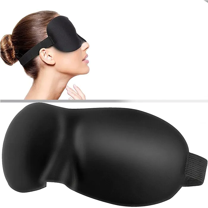 Waya Opaska na oczy 3D Comfort Black