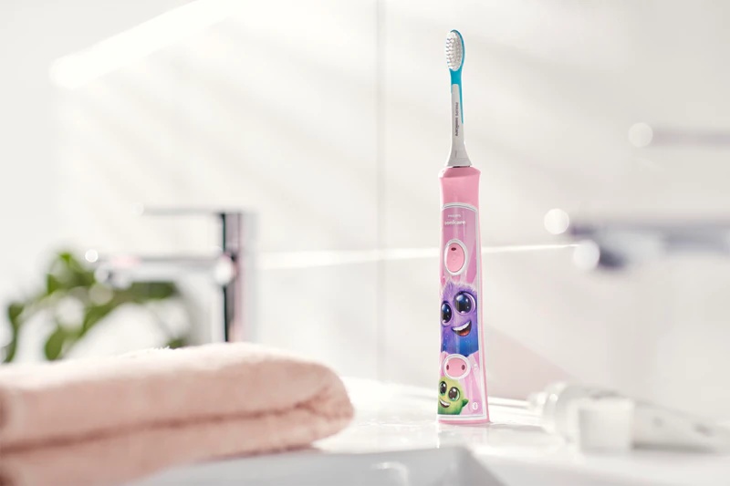 Philips Sonicare For Kids HX6352/42 Sonic elektriskā zobu birste bērniem ar Bluetooth savienojumu