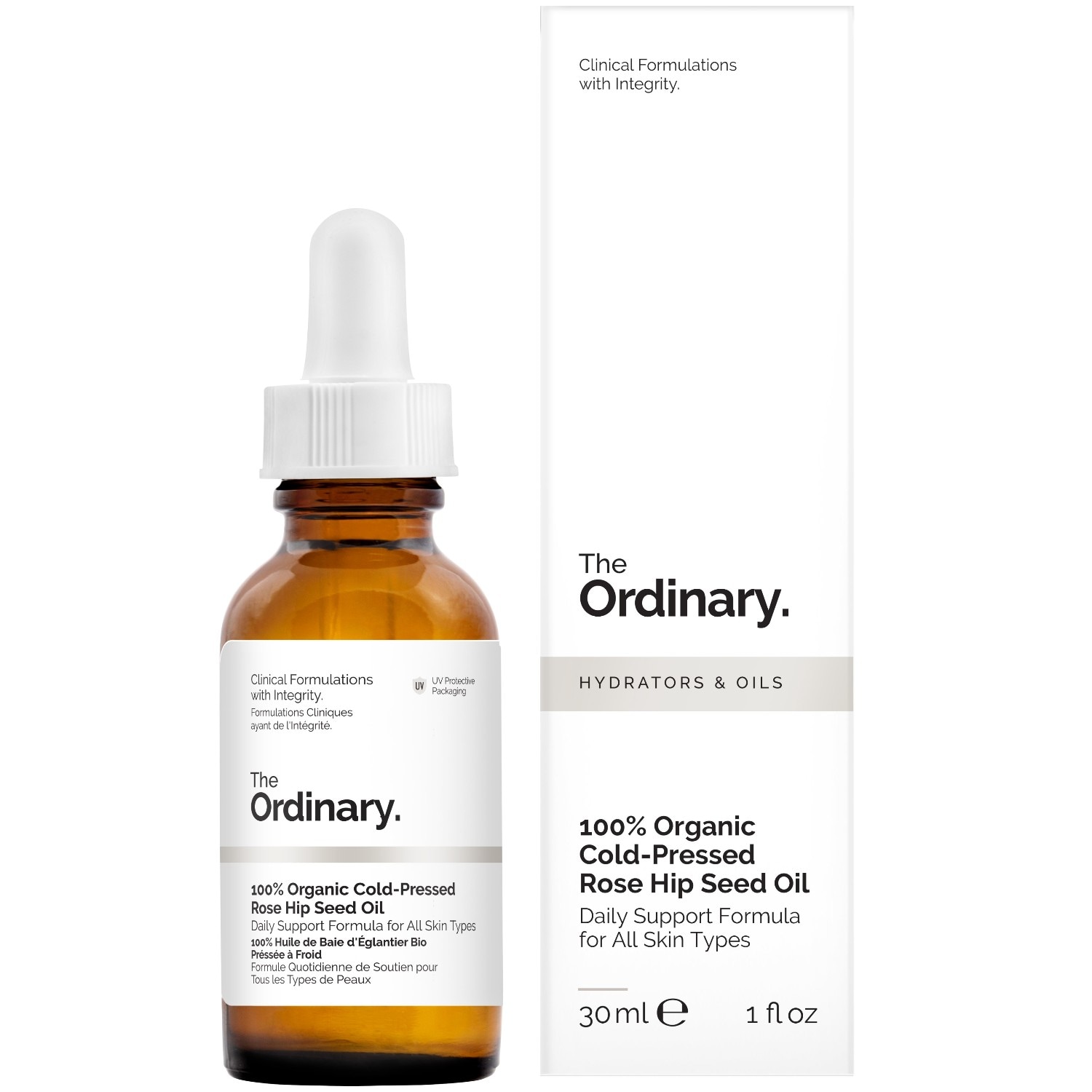 The Ordinary 100% Huile de Baie d'Églantier Bio Pressée à Froid