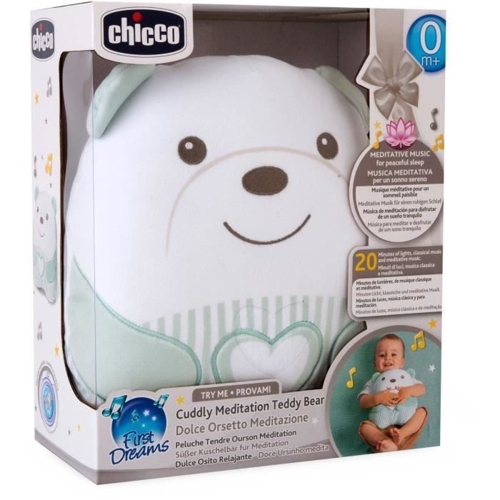 Soft Teddy Bear - CHICCO - Green - From birth