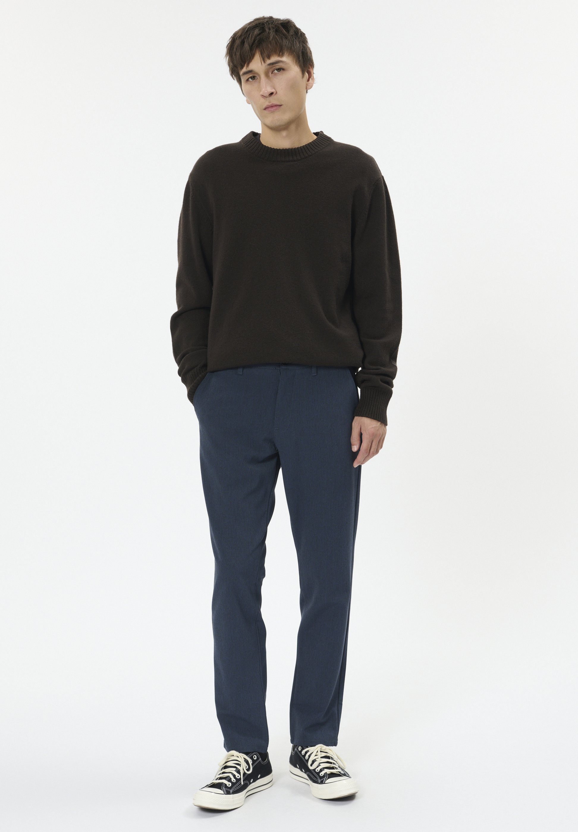 Chinos Matinique - bleu Oxford chiné