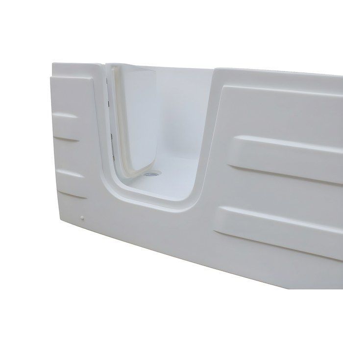 Bañera de esquina con puerta - 170 x 76 x 62 cm - Esquina izquierda - 235 L - SERVEE