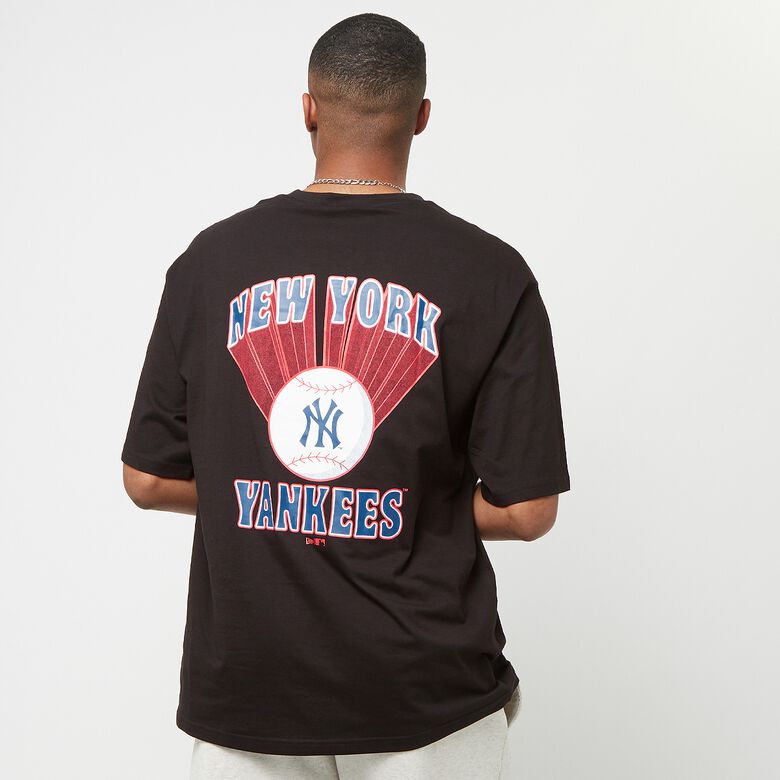 Camiseta extragrande con estampado gráfico de béisbol de la MLB de los Yankees de Nueva York
