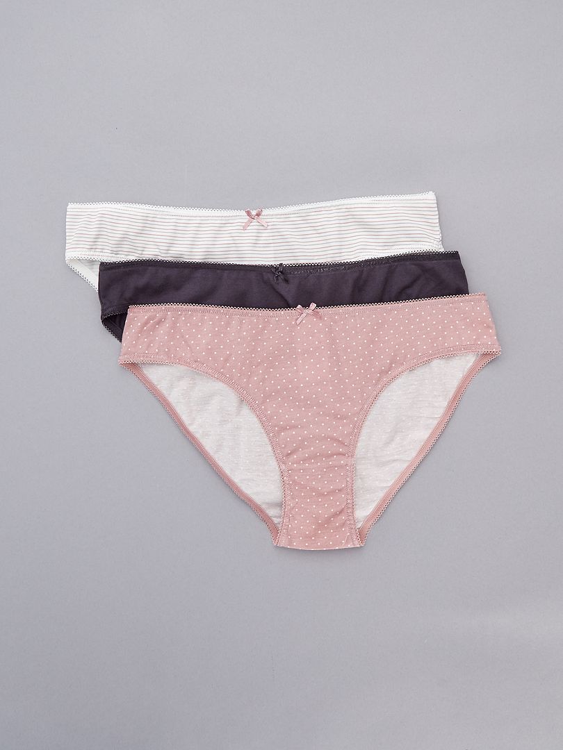 Set van 3 slips - ROZE