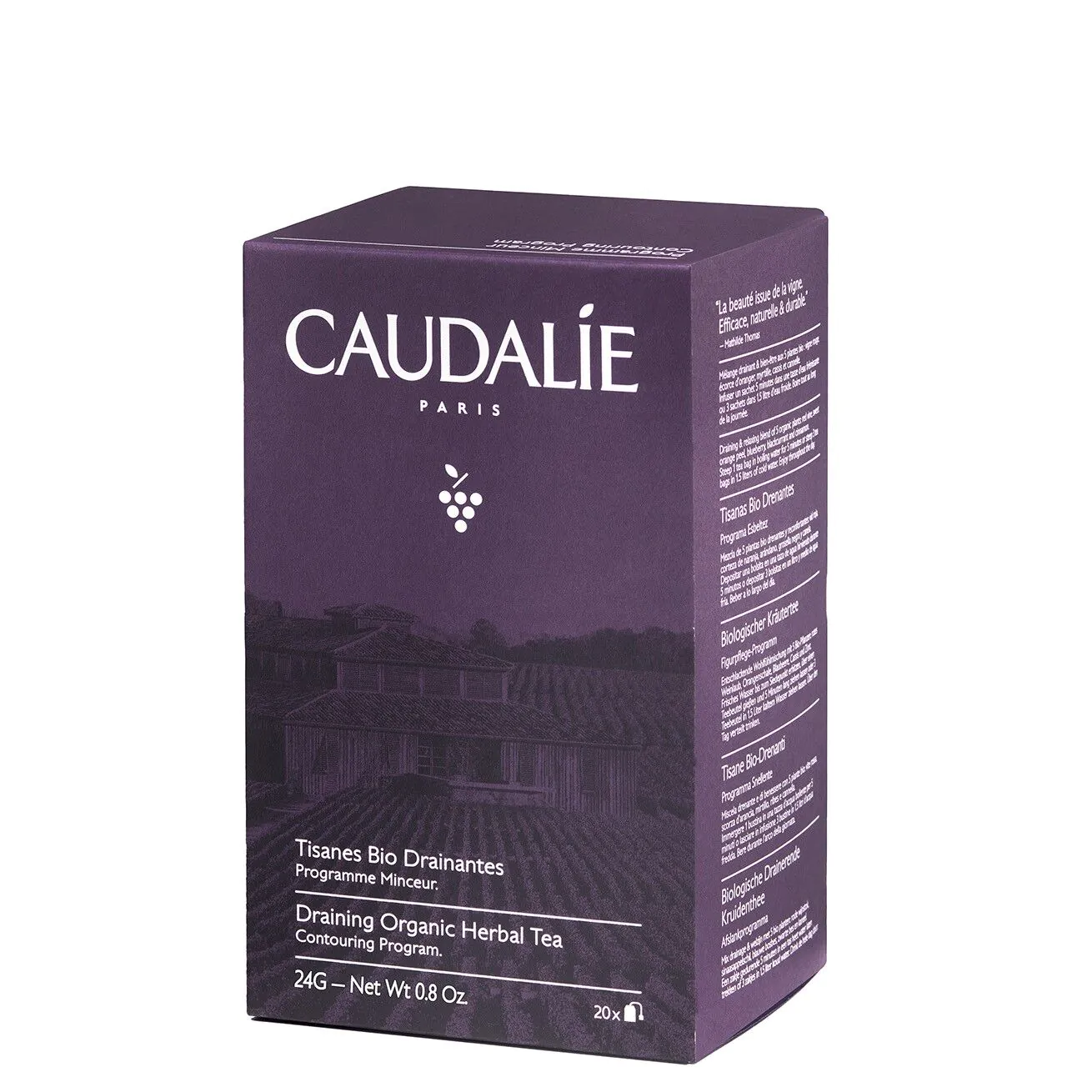 Caudalie Vinosculpt Drenująca ekoherbata ziołowa