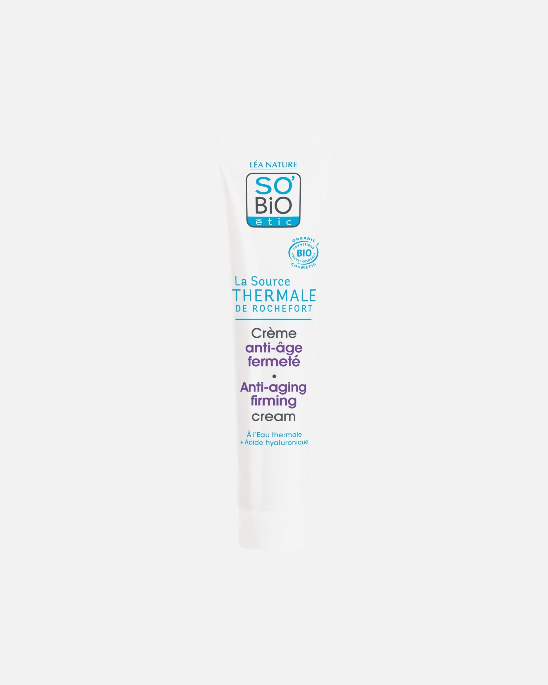 SO BiO étic Crème anti-âge fermeté, haute tolérance - Eau thermale de Rochefort