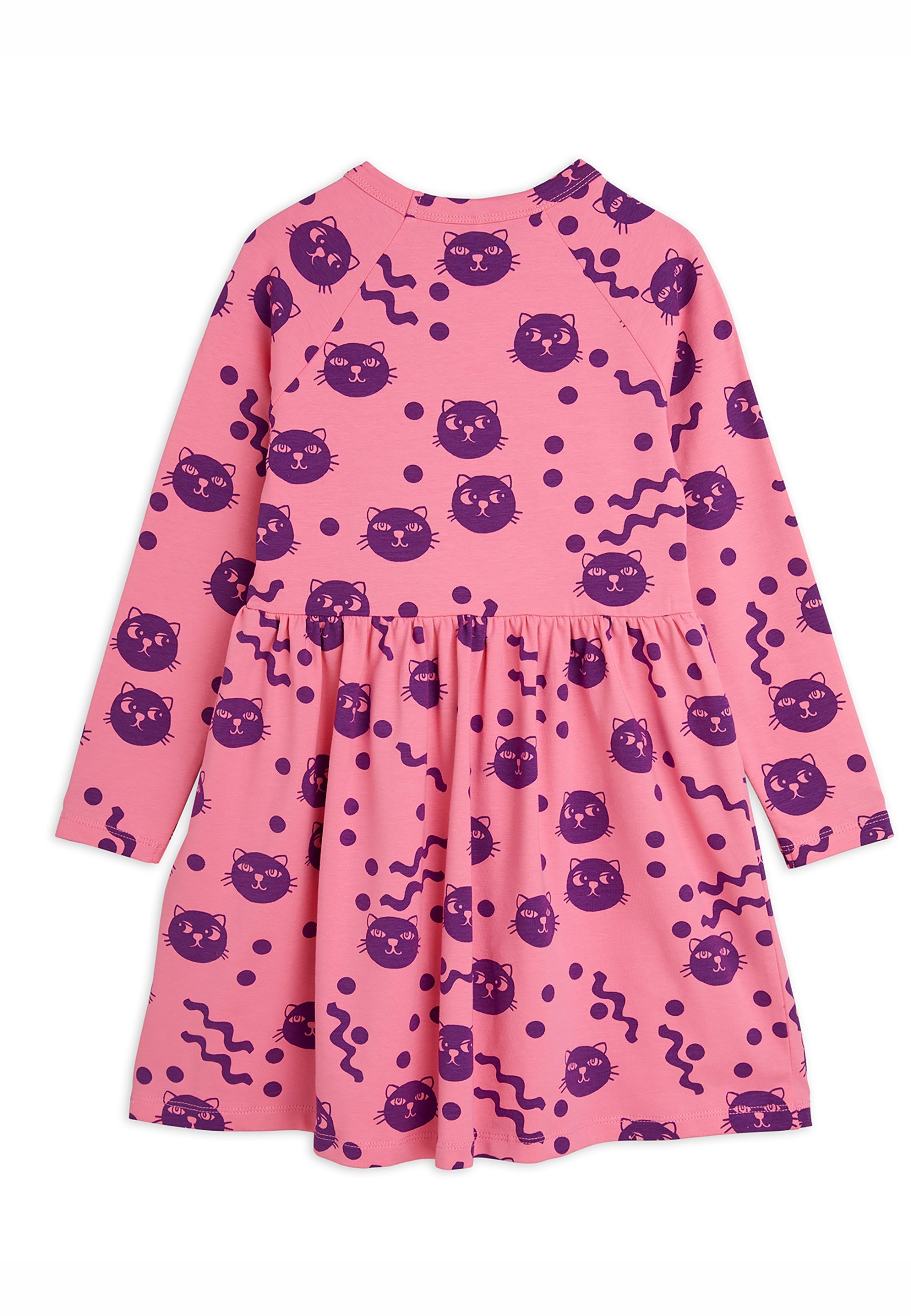 Robe Mini Rodini SQUIGGLY CATS - Robe en jersey - rose